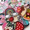 30pcs Girls Iron on Patches for Clothing Jackets DIY Sew Embroidered Applique Decorative Repair Patches